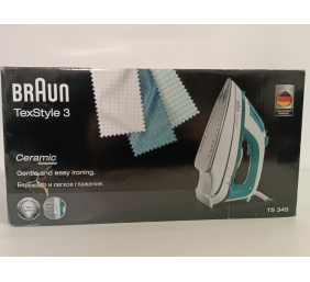 Ecost prekė po grąžinimo, Braun TS345 2000 W TexStyle 3 garų lygintuvas, 220 V (ne JAV - europinis l
