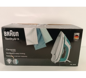 Ecost prekė po grąžinimo, Braun TS345 2000 W TexStyle 3 garų lygintuvas, 220 V (ne JAV - europinis l