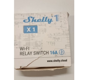 Ecost prekė po grąžinimo, SHELLY 1 One Relay Switch Wireless WiFi Home Automation iOS Android Applic