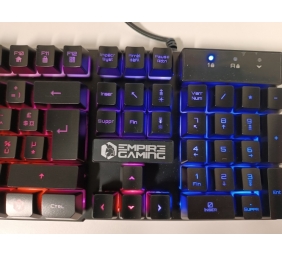 Ecost prekė po grąžinimo, EMPIRE GAMING - rinkinys 3 viename MK800 - AZERTY RGB žaidimų klaviatūra s