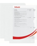 Ecost prekė po grąžinimo, Esselte TS-110386 A4 formato reljefinis aplankas, skaidrus, 100 vnt.