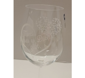 Ecost prekė po grąžinimo, Leonardo vyno taurė Merci Dass Es Dich Gibt, puiki gimtadienio dovana tikr