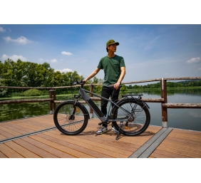 Lancia Genio E-Bike, City E-Bike, Motor power 250 W, Wheel size 27.5 ", Warranty 24 month(s), Silver