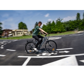 Lancia Genio E-Bike, City E-Bike, Motor power 250 W, Wheel size 27.5 ", Warranty 24 month(s), Silver