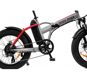 Argento Minimax, City E-Bike, Motor power 250 W, Wheel size 20 ", Warranty 24 month(s), Red