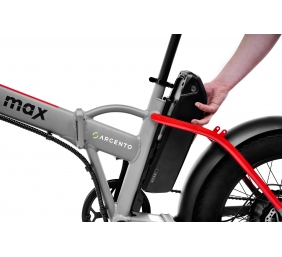 Argento Minimax, City E-Bike, Motor power 250 W, Wheel size 20 ", Warranty 24 month(s), Red