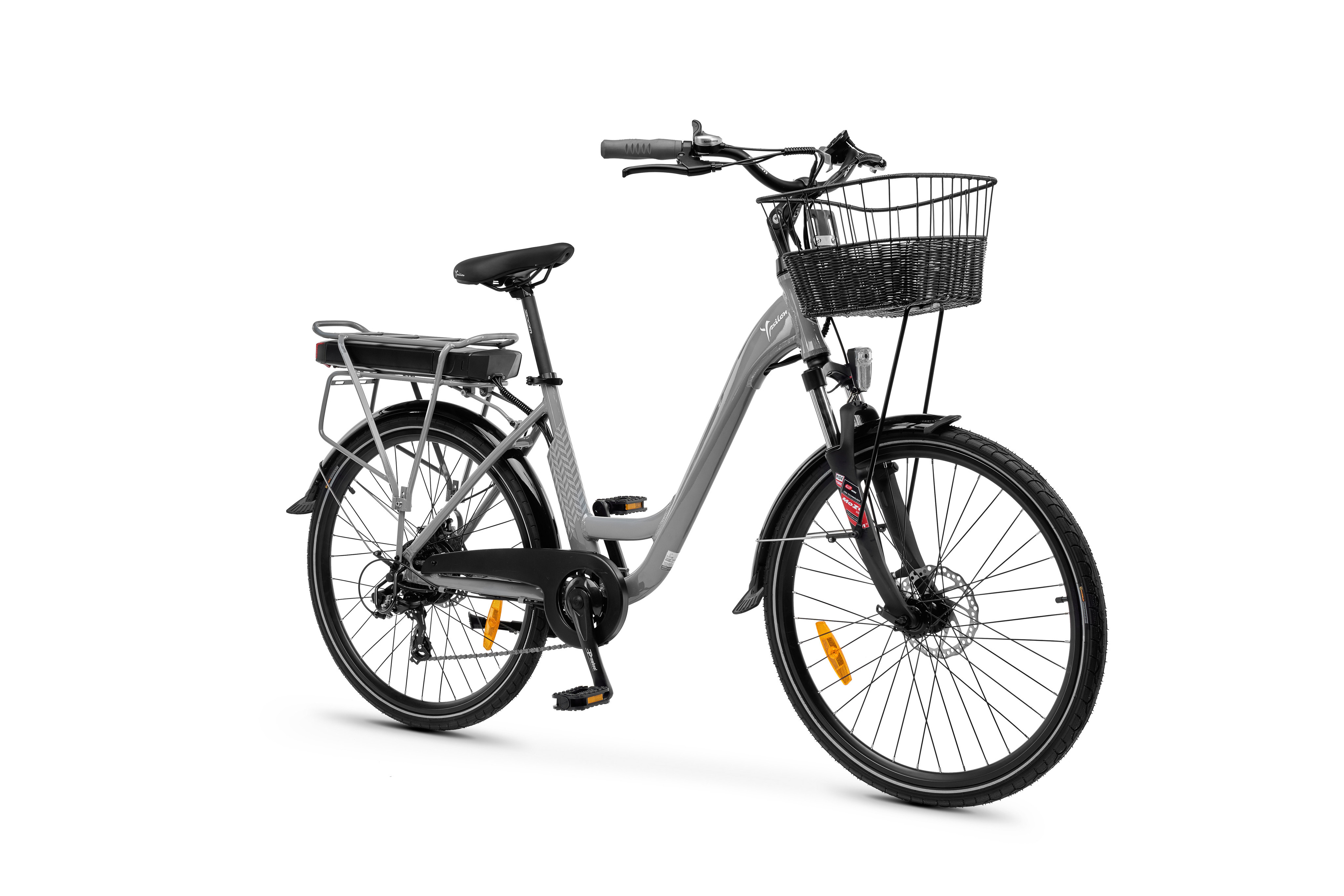 Lancia  Incanto, City E-Bike, Motor power 250 W, Wheel size 26 ", Warranty 24 month(s), Silver