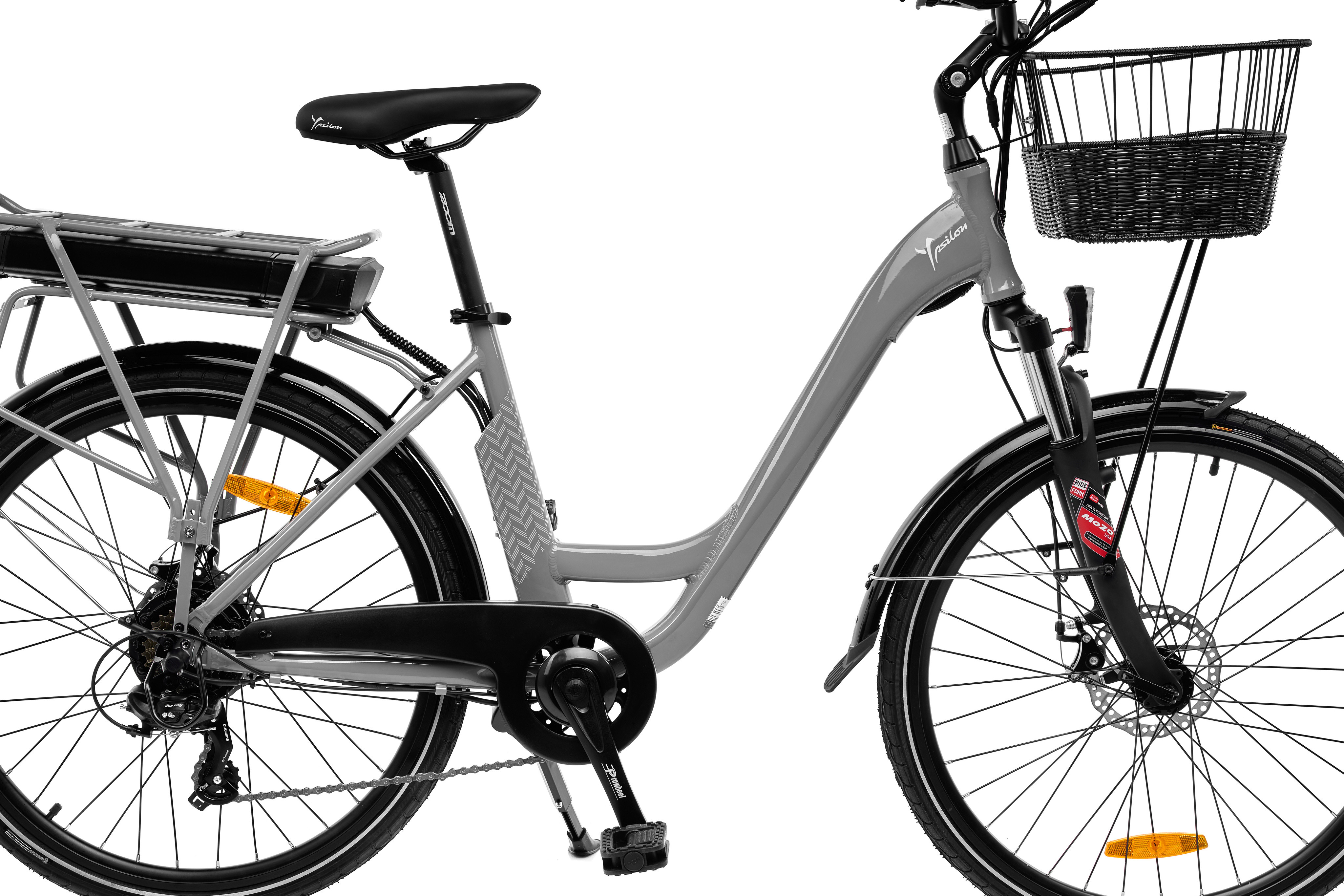Lancia  Incanto, City E-Bike, Motor power 250 W, Wheel size 26 ", Warranty 24 month(s), Silver