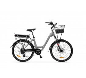 Lancia  Incanto, City E-Bike, Motor power 250 W, Wheel size 26 ", Warranty 24 month(s), Silver