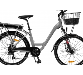 Lancia  Incanto, City E-Bike, Motor power 250 W, Wheel size 26 ", Warranty 24 month(s), Silver