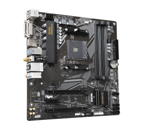 Gigabyte | B550M DS3H AC 1.0/1.1/1.2/1.3/1.5 M/B | Processor family AMD | Processor socket AM4 | DDR4 DIMM | Memory slots 4 | Supported hard disk drive interfaces SATA, M.2 | Number of SATA connectors 4 | Chipset AMD B550 | Micro ATX