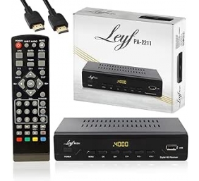 Ecost prekė po grąžinimo, Leyf Pa-2211 Kabelinis imtuvas Dvb-C Skaitmeninė kabelinė televizija Full