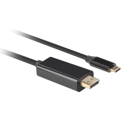 Lanberg USB-C to DisplayPort Cable, 0.5 m 4K/60Hz, Black | Lanberg | USB-C to DisplayPort Cable | Black | 0.5 m