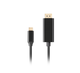Lanberg USB-C to DisplayPort Cable, 0.5 m 4K/60Hz, Black Lanberg | USB-C to DisplayPort Cable | CA-CMDP-10CU-0005-BK | 0.5 m | Black