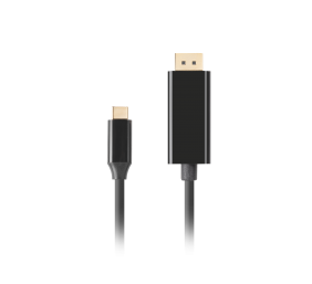 Lanberg USB-C to DisplayPort Cable, 0.5 m 4K/60Hz, Black | Lanberg | USB-C to DisplayPort Cable | Black | 0.5 m