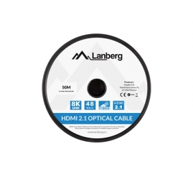 LANBERG HDMI v2.1 M/M cable 50m optical