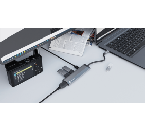 Natec | Multi-Port Adapter | Fowler Slim | USB Type-C