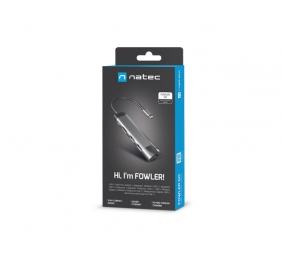 Natec | Multi-Port Adapter | Fowler Go | USB Type-C
