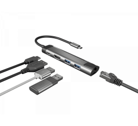 Natec | Multi-Port Adapter | Fowler Go | USB Type-C