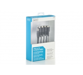 Digitus | USB 2.0 to 4xRS232 Cable | DA-70159 | USB to Serial Adapter