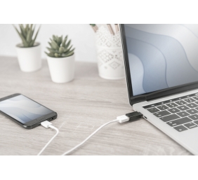 Digitus | USB Type-C adapter, type C to A M/F, 3A, 5GB, 3.0 Version | AK-300506-000-S | Plug USB C | Jack USB A