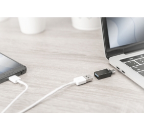 Digitus | USB Type-C adapter, type C to A M/F, 3A, 5GB, 3.0 Version | AK-300506-000-S | Plug USB C | Jack USB A