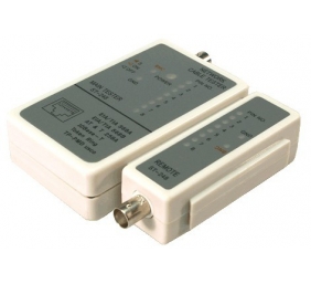 Logilink | Cable tester for RJ45 and BNC with remote unit
