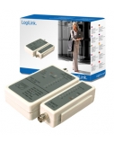 Logilink | Cable tester for RJ45 and BNC with remote unit