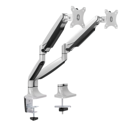 Logilink BP0043 Dual Monitor Desk mount, 13"-32",gas spring, aluminum | Logilink