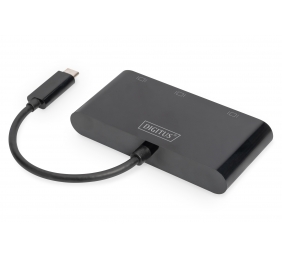 Digitus USB-C 3in1 Triple Monitor Adapter (HDMI, DP, VGA) | USB-C Graphics Adapter