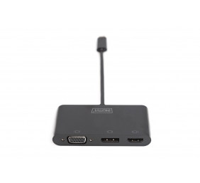 Digitus USB-C 3in1 Triple Monitor Adapter (HDMI, DP, VGA) | USB-C Graphics Adapter