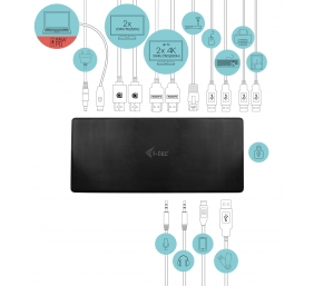 I-TEC USB-C Quattro Docking Station 85W