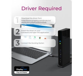 Raidsonic | Icy Box USB 3.2 Gen 1 Notebook DockingStation | IB-DK2251AC | Dock | HDMI ports quantity 2