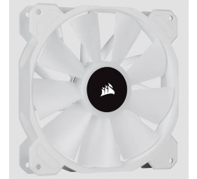 Corsair | 140mm White PWM Fan, Dual Fan Kit with Lighting Node CORE | iCUE SP140 RGB ELITE Performance | Case Fan