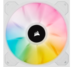 Corsair | 140mm White PWM Fan, Dual Fan Kit with Lighting Node CORE | iCUE SP140 RGB ELITE Performance | Case Fan