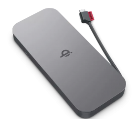 Lenovo | GO Wireless Power Bank | 10000 mAh | Thunder Black | 258 g