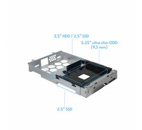 CHIEFTEC BE-10B-300 PC case Black