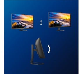 Philips | Monitor with Windows Hello Webcam | 34E1C5600HE/00 | 34 " | VA | 21:9 | 100 Hz | 4 ms | 3440 x 1440 pixels | 300 cd/m² | HDMI ports quantity 1 | Black | Warranty 36 month(s)