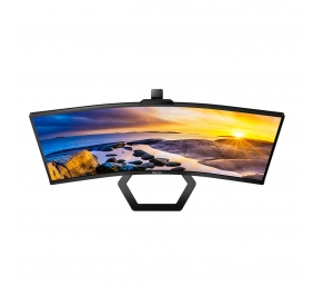 Philips | Monitor with Windows Hello Webcam | 34E1C5600HE/00 | 34 " | VA | 21:9 | 100 Hz | 4 ms | 3440 x 1440 pixels | 300 cd/m² | HDMI ports quantity 1 | Black | Warranty 36 month(s)