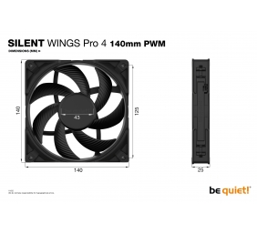 BE QUIET BL099 SilentWings PRO 4 140mm