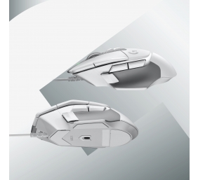 Logitech G G502 X Laidinė žaidimų pelė USB Type-A, Balta