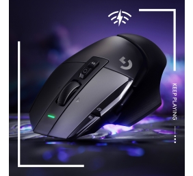 Logitech G502 X LIGHTSPEED Belaidė žaidimų pelė, RF Wireless, 25600 DPI, Juoda