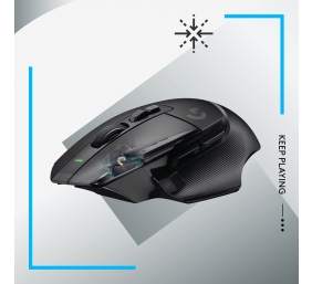 Logitech G502 X LIGHTSPEED Belaidė žaidimų pelė, RF Wireless, 25600 DPI, Juoda