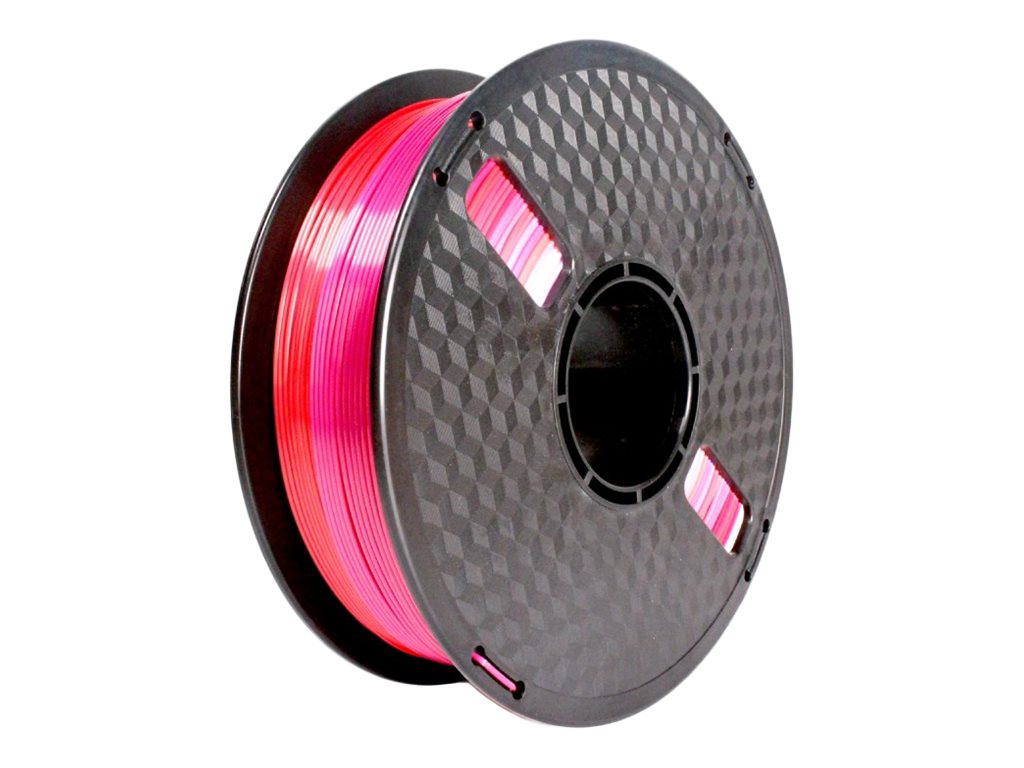Flashforge Filament, PLA Silk Rainbow | 3DP-PLA-SK-01-RP | 1.75 mm diameter, 1kg/spool | Red/Purple
