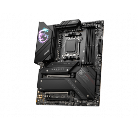MSI | MPG X670E CARBON WIFI | Processor family AMD | Processor socket AM5 | DDR5 DIMM | Memory slots 4 | Supported hard disk drive interfaces 	SATA, M.2 | Number of SATA connectors 6 | Chipset AMD X670 | ATX