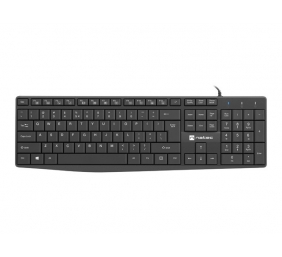 Natec | Keyboard | Nautilus NKL-1950 | Keyboard | Wired | US | Black | USB Type-A | 390 g