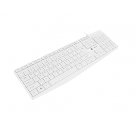 Natec | Keyboard | Nautilus NKL-1951 | Keyboard | Wired | US | White | USB Type-A | 390 g