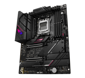ASUS ROG STRIX B650E-E GAMING WIFI | Asus | Processor family Ryzen | Processor socket 1 x Socket AM5 | 4 DIMM slots - DDR5, non-ECC, on-die ECC, unbuffered | Supported hard disk drive interfaces SATA-600 (RAID), 4 x M.2 | Number of SATA connectors 4