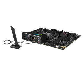 Asus | ROG STRIX B650E-F GAMING WIFI | Processor family AMD | Processor socket AM5 | DDR5 DIMM | Memory slots 4 | Supported hard disk drive interfaces 	SATA, M.2 | Number of SATA connectors 4 | Chipset  AMD B650 | ATX