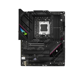 Asus | ROG STRIX B650E-F GAMING WIFI | Processor family AMD | Processor socket AM5 | DDR5 DIMM | Memory slots 4 | Supported hard disk drive interfaces 	SATA, M.2 | Number of SATA connectors 4 | Chipset  AMD B650 | ATX